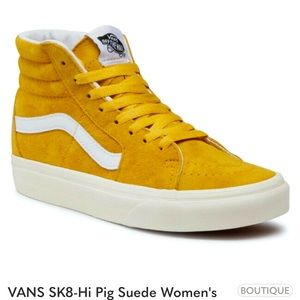 NWT VANS HI-SKATE HONEY GOLD WOMEN’S 9 MEN’S 7..5 NWT NWB